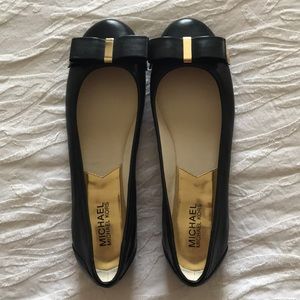 NWOT Black Michael Korda Flats